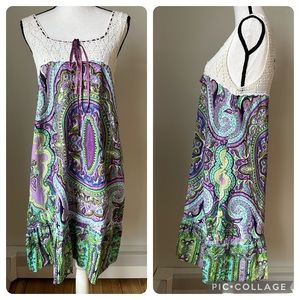 Funky People paisley dress size small